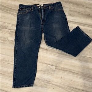 Levi's Dark Blue Straight Jeans for Men